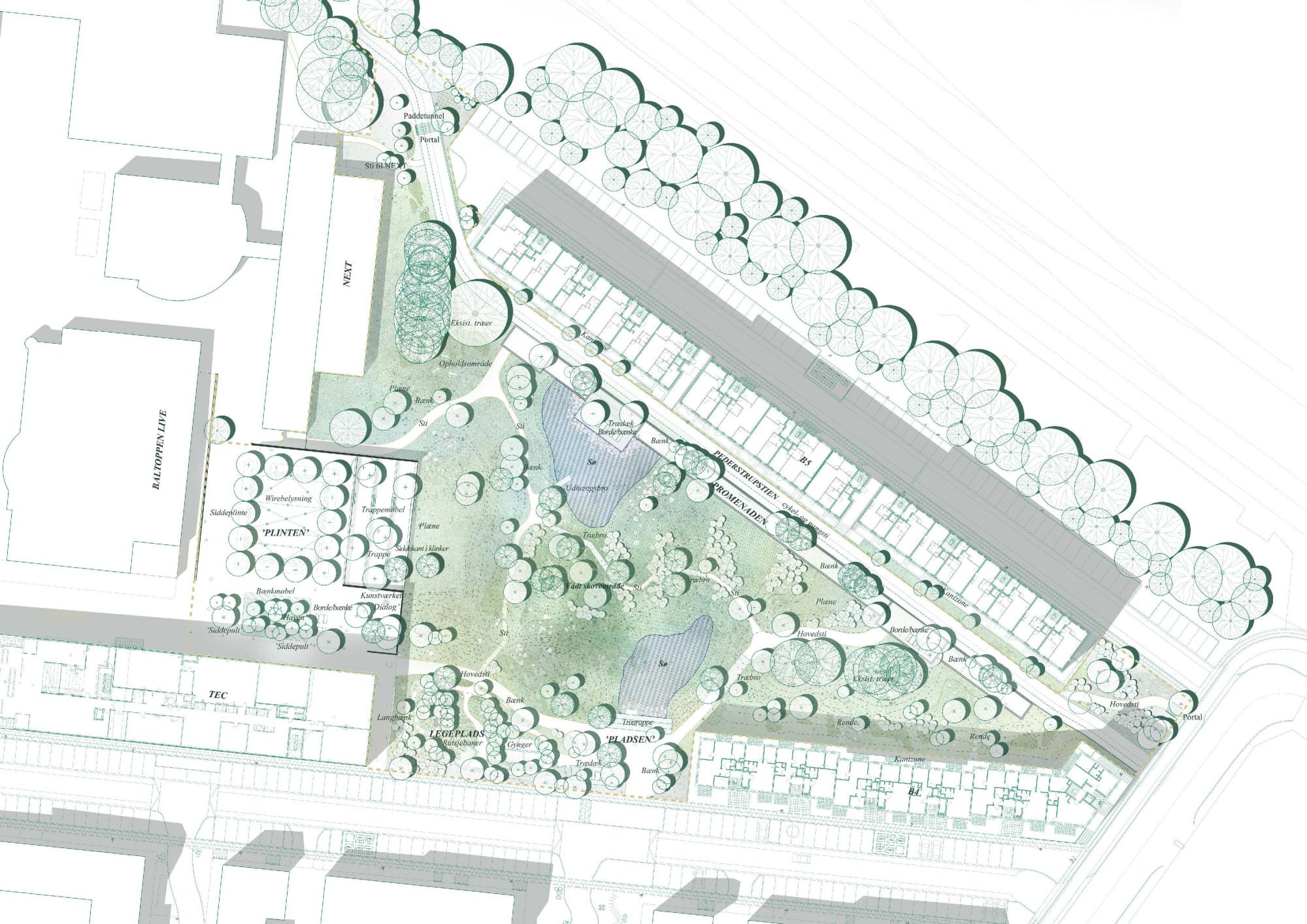 Klimaparken - illustrationsplan