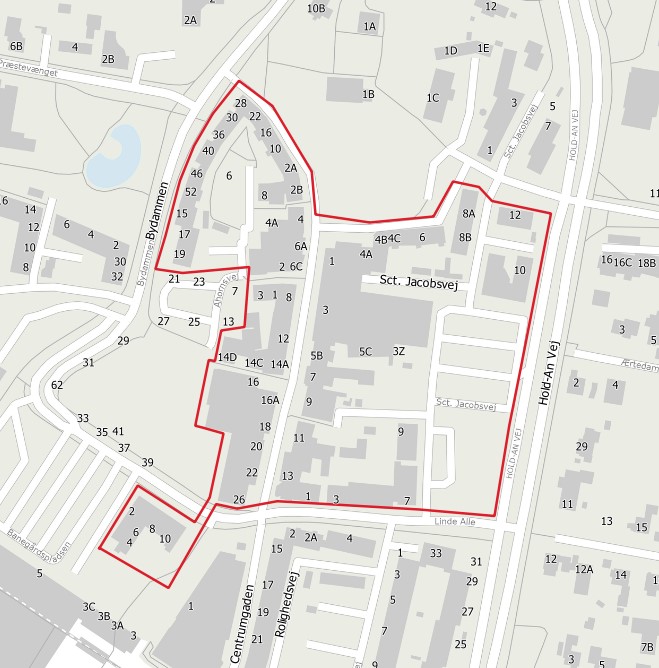 Parkeringslicens afgrænsning