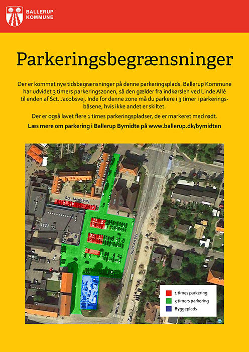 Parkeringsbegrænsning Meny