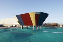 Skulptur ved Ballerup Super Arena